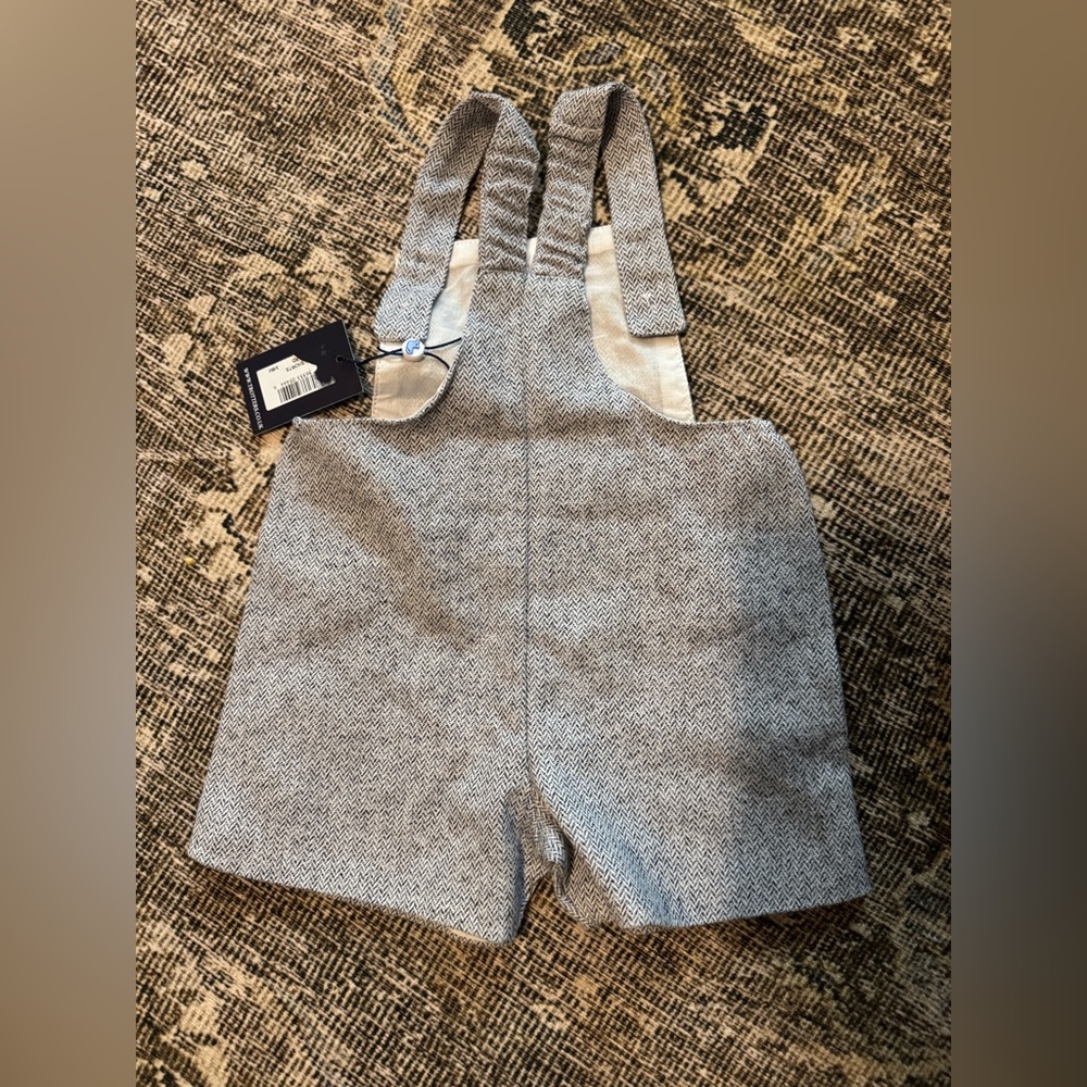 Trotters Thomas Brown Guardsman Baby Alfie Bib Shorts - Picture 4 of 6